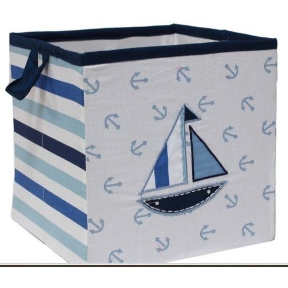 Bacati - Little Sailor Storage Box Small